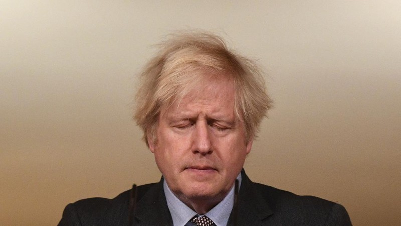 PM Inggris Boris Johnson. (AP/Justin Tallis)