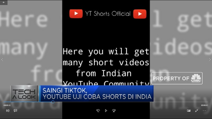 Saingi Tiktok, Youtube Uji Coba Shorts di India Saingi Tiktok, Youtube Uji Coba Shorts di India