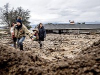 Porak Poranda, Melihat Badai Menghantam California AS