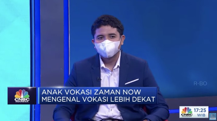Bimo Kusumo dalam acara webinar dies natalis Ditjen Pendidikan Vokasi “Anak Vokasi Zaman Now - Mengenal Vokasi Lebih Dekat Bimo Kusumo dalam acara webinar dies natalis Ditjen Pendidikan Vokasi “Anak Vokasi Zaman Now - Mengenal Vokasi Lebih Dekat