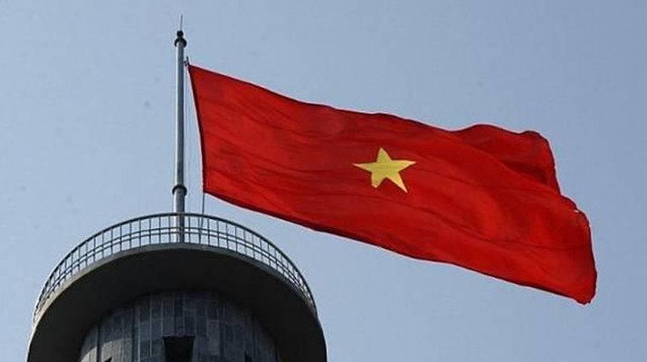 Ilustrasi Bendera Vietnam. Ist