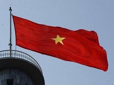 Ilustrasi Bendera Vietnam. Ist