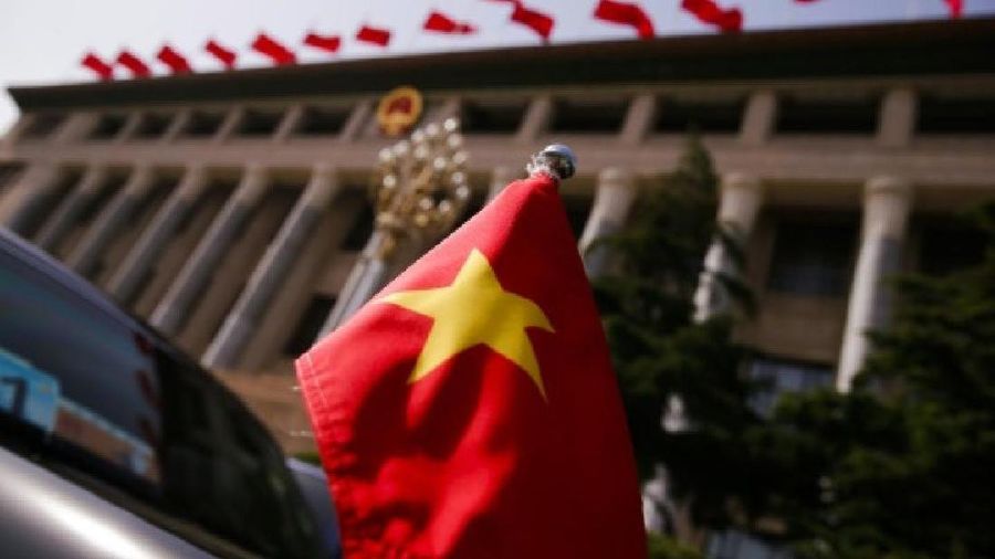 Ilustrasi Bendera Vietnam. Ist