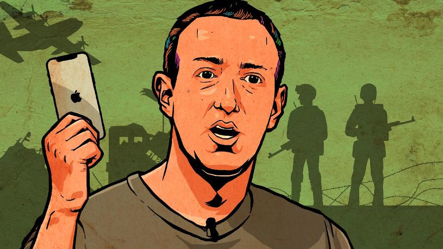 Infografis: Awas 'Perang', Bos Facebook Mark Zuckerberg Ngamuk ke Apple