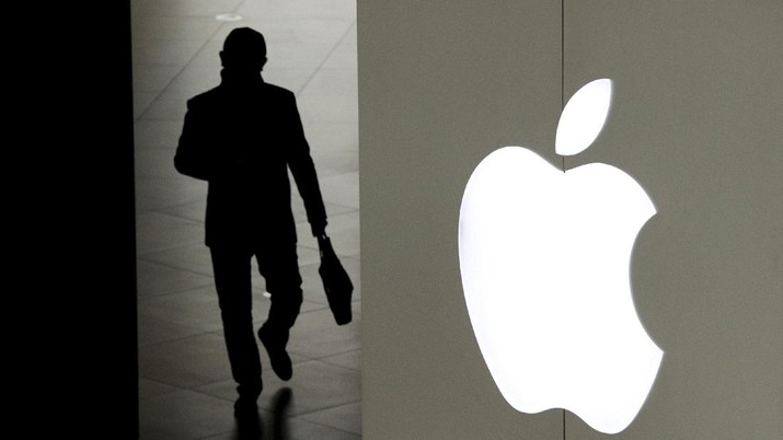 Ilustrasi Apple. (AP/Andy Wong) Ilustrasi Apple. (AP/Andy Wong)