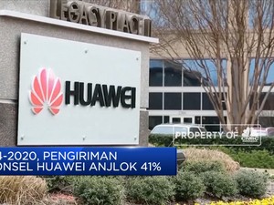 Q4-2020, Pengiriman Ponsel Huawei Anjlok 41%