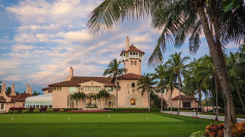 Mar-a-Lago di Palm Beach, Florida (Tangkapan layar instagram @themaralagoclub)