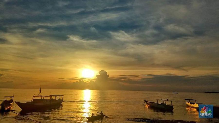 Taman Nasional Taka Bonerate, Kepulauan Selayar (CNBC Indonesia/ Andrean Kristianto)