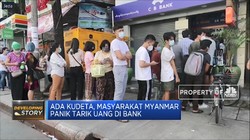 Ada Kudeta, Masyarakat Myanmar Panik Tarik Uang di Bank