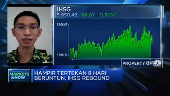 Teknikal Rebound, IHSG Sesi I Ditutup Menguat 1,5%