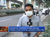 Ruang Isolasi Pasien Covid-19 DKI Jakarta Capai 79%
