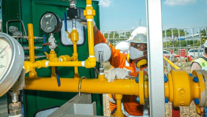 PGN salurkan gas ke Kawasan Industri GIIC Deltamas, Bekasi, Jawa Barat. (doc. PGN)