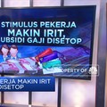 Stimulus Pekerja Makin Irit, Subsidi Gaji Disetop