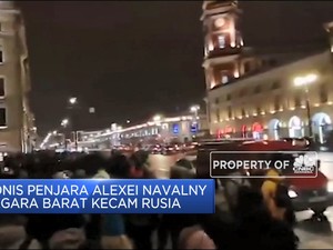 Alexei Navalny Diponis Penjara, Negara Barat Kecam Rusia
