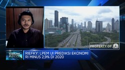 LPEM UI Proyeksi PDB RI Sepanjang 2020 Akan Minus 2,9%