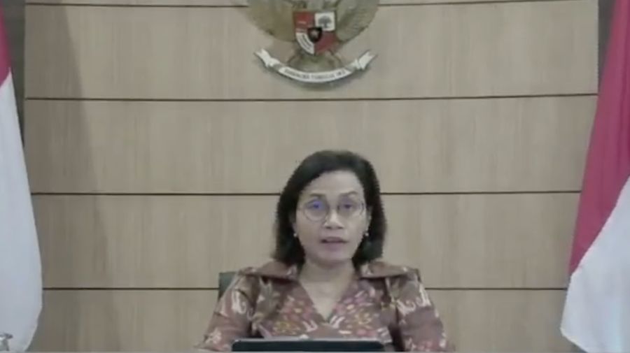 Menteri Keuangan Sri Mulyani dalam acara Mandiri Investment Forum (Tangkapan Layar Youtube Bank Mandiri)