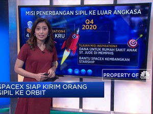 SpaceX Siap Kirim Orang Sipil Ke Orbit