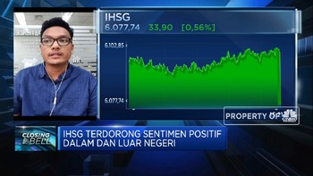 Terdorong Sentimen Regional, IHSG Menguat di Level 6.000-an