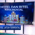 Hotel dan Ritel Jatuh Terpental