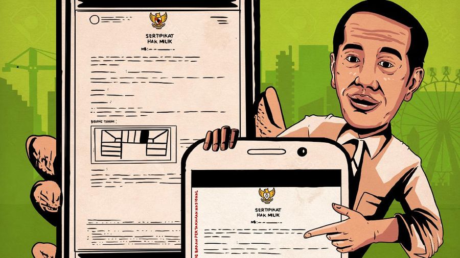 Infografis/Siap-siap! Sertifikat Tanah Anda Diganti ke Versi Elektronik/Aristya Rahadian