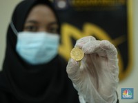 Produksi Turun, Antam Bidik Penjualan 18 Ton Emas Tahun Ini