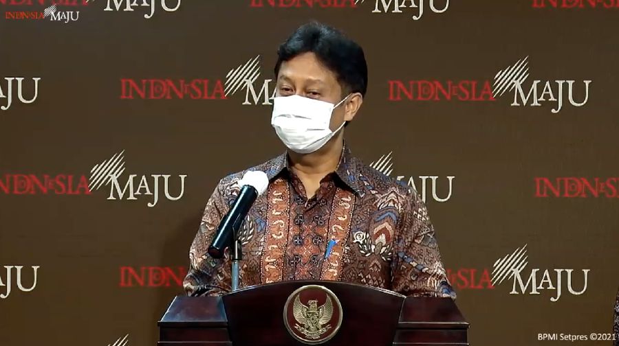 Menteri Kesehatan Budi Gunadi Sadikin (Tangkapan Layar Youtube Sekretariat Presiden)