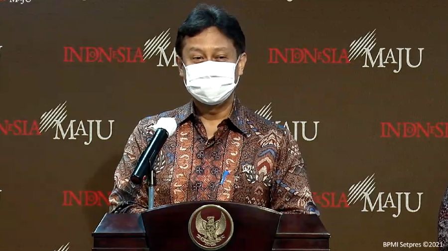 Menteri Kesehatan Budi Gunadi Sadikin (Tangkapan Layar Youtube Sekretariat Presiden)