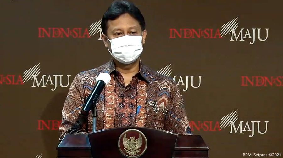 Menteri Kesehatan Budi Gunadi Sadikin (Tangkapan Layar Youtube Sekretariat Presiden)