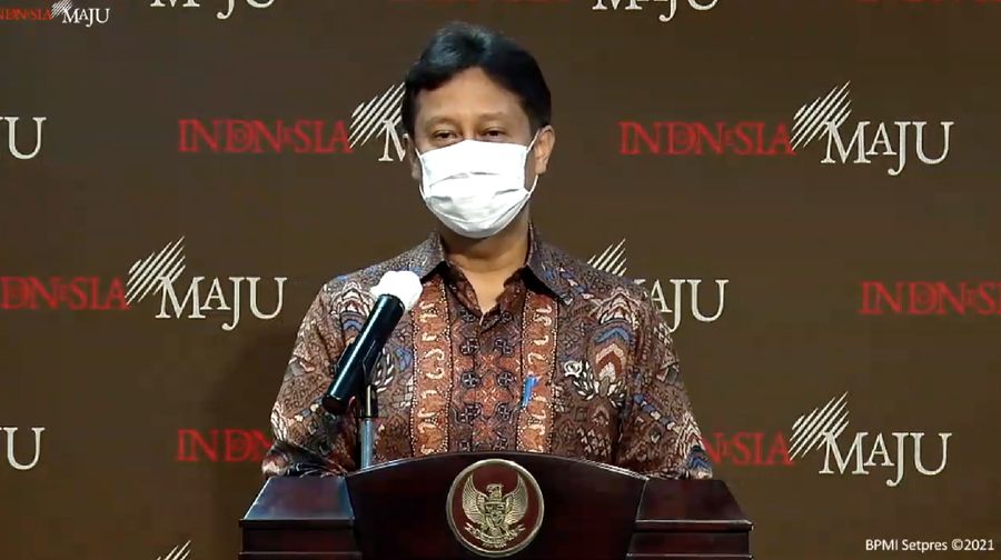 Menteri Kesehatan Budi Gunadi Sadikin (Tangkapan Layar Youtube Sekretariat Presiden)