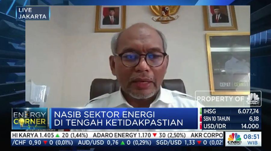 Sekretaris Jenderal Dewan Energi Nasional (DEN) Djoko Siswanto (Tangkapan Layar)