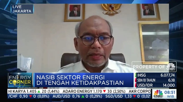 Sekretaris Jenderal Dewan Energi Nasional (DEN) Djoko Siswanto (Tangkapan Layar)