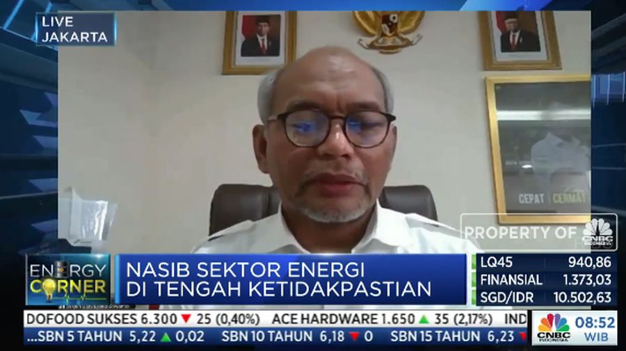 Sekretaris Jenderal Dewan Energi Nasional (DEN) Djoko Siswanto (Tangkapan Layar)