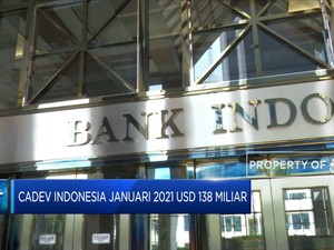 Cadangan Devisa RI Januari 2021 Tembus USD 138 Miliar