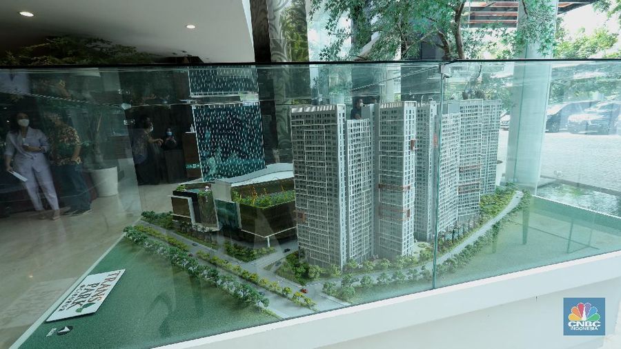 Trans Property menjalin kerja sama dengan Travelio sewa unit apartemen, Jakarta, Jumat (5/2/2021). Saat ini,Trans Property dikenal sebagai Properti developer yang sudah mengembangkan sejumlah kawasan mixed use atau Superblok berkelas yang langsung menjadi incaran masyarakat.   (CNBC Indonesia/ Tri Susilo)