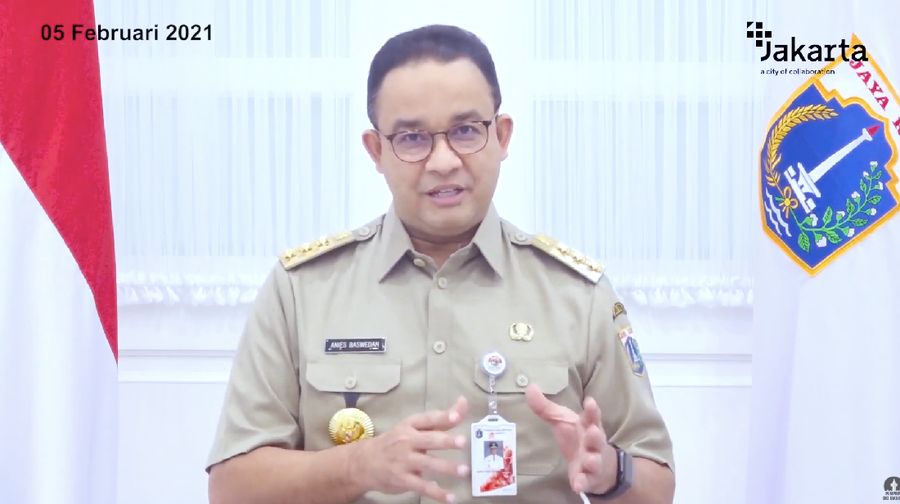 Penjelasan Gubernur DKI Anies Baswedan Terkait PSBB di DKI Jakarta. (Tangkapan Layar Youtube PEMPROV DKI JAKARTA)
