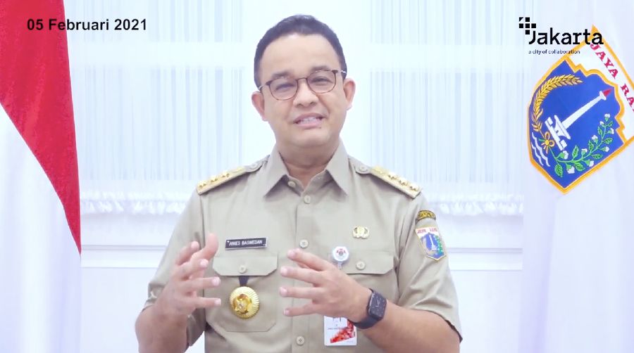 Penjelasan Gubernur DKI Anies Baswedan Terkait PSBB di DKI Jakarta. (Tangkapan Layar Youtube PEMPROV DKI JAKARTA)