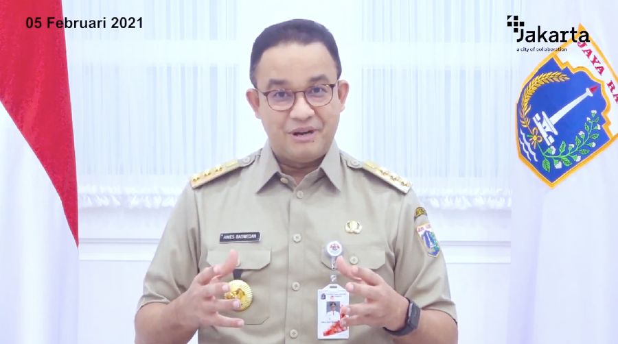 Penjelasan Gubernur DKI Anies Baswedan Terkait PSBB di DKI Jakarta. (Tangkapan Layar Youtube PEMPROV DKI JAKARTA)