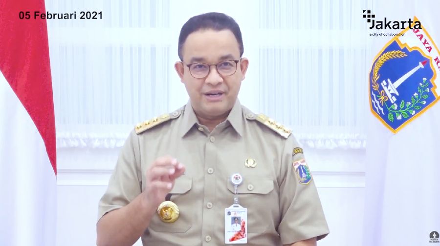 Penjelasan Gubernur DKI Anies Baswedan Terkait PSBB di DKI Jakarta. (Tangkapan Layar Youtube PEMPROV DKI JAKARTA)