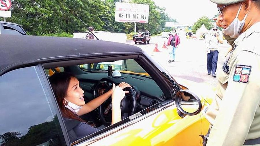 Ganjil-genap Diterapkan di Bogor, Kendaraan Bernopol Ganjil Diputarbalik (Ist Detikcom)