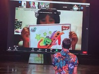 Keseruan Lomba Mewarnai Virtual di Trans Studio Bandung