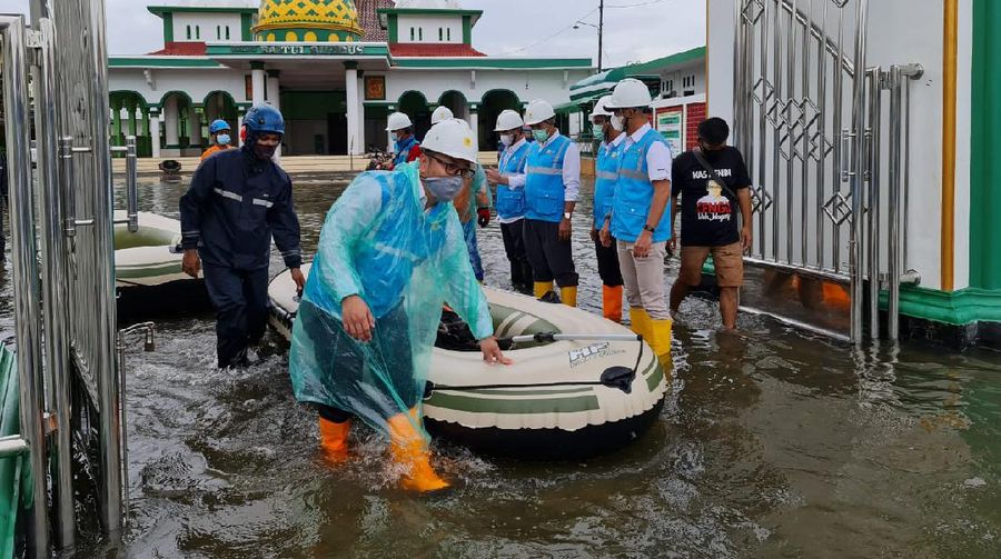 PLN Pulihkan 92% Sistem Kelistrikan Terdampak Banjir di Semarang. (Dok PLN)