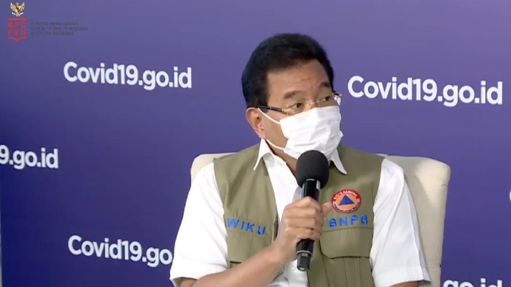 Wiku Adisasmito juru bicara gugus tugas percepatan penanganan Corona.  (Youtube/BNPB)