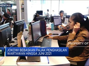Jokowi Bebaskan Pajak Penghasilan Wartawan Hingga Juni 2021