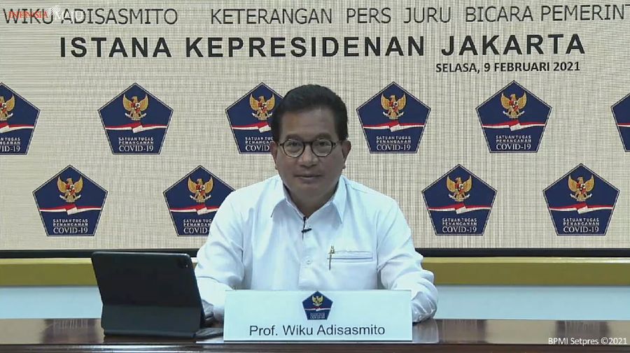 Keterangan Pers Juru Bicara Satgas Penanganan Covid-19 Wiku, Kantor Presiden, 9 Februari 2021
