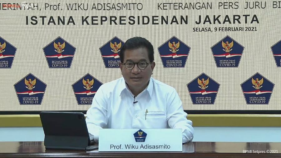 Keterangan Pers Juru Bicara Satgas Penanganan Covid-19 Wiku, Kantor Presiden, 9 Februari 2021