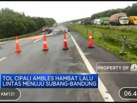 Tol Cipali KM 122 Arah Jakarta Ambles