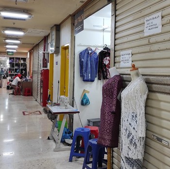 Saat PPKM Mikro, Pedagang di ITC Kuningan Kompak Tutup