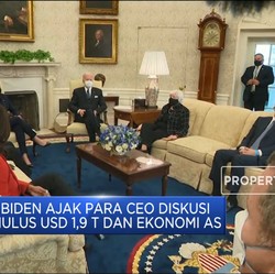 Joe Biden Bertemu Para CEO, Bahas Stimulus Covid-19