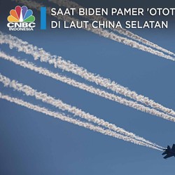 Saat Biden Pamer 'Otot' di Laut China Selatan