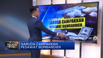 Garuda Campakkan Pesawat Bombardier